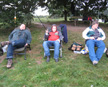 Die Angelgruppe im Stress