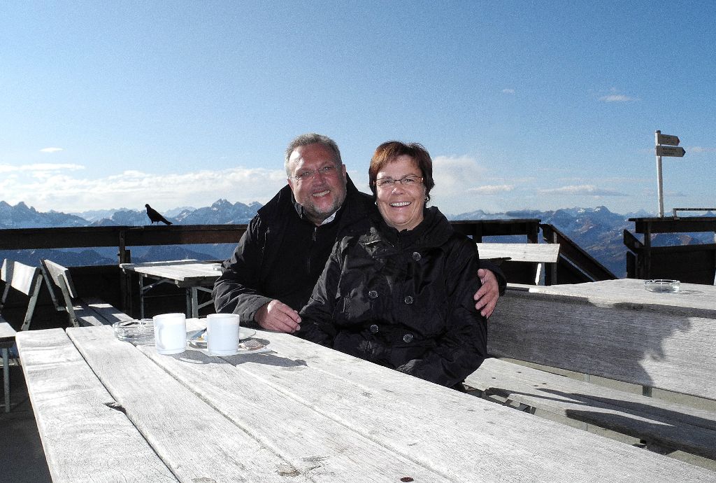 Frühstück in 2224 m Höhe